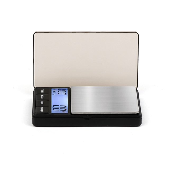 Báscula de peso, báscula de café pequeña de bolsillo con temporizador, báscula Digital de gramos, báscula de café expreso con pantalla LCD grande con función de tara