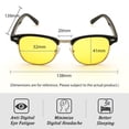 thumbnail image 4 of Gafas Cyxus Retro sin montura que bloquean la luz azul 8056Y01, 4 of 6