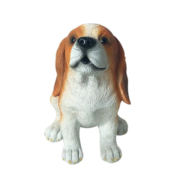 De Perro Simulada, Artesanía De Resina Pintada A Mano Realista, Estilo Pastoral Europeo Y Americano, Decoraciones De Escritorio Para Perros Para Sala De Estar Methold HA041611-05