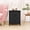 Black, variant on Nightstand, Bedside Table with 2 Storage Drawers, Wooden Top Fabric Cabinet Kids Mini Dresser for Bedroom, Closet, Entryway, College Dorm, Black