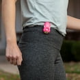 thumbnail image 6 of SABRE 2-in-1 Clip-on Personal Alarm with LED Safety Light, Pink, Solid Print, 0.15 lb, 6 of 6
