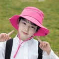 thumbnail image 2 of Baby Beanie 0-6 Months Baby Sun Hat Toddler Boys Girls Bucket Hat for Kids 0-5 Years UPF 50+ Sun Protective Child Summer Beach Hats, 2 of 4