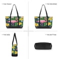 thumbnail image 6 of FORMRS Canvas Laptop Tote Bag for Women with 15.6" Computer Compartments Shoulder Handbag, Pink Flamingo Pattern, 6 of 7