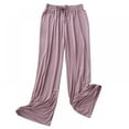 thumbnail image 5 of Ame Women’s Ultra-Soft Cotton Comfy Stretch Pajama/Lounge Pants Elegant, 5 of 7