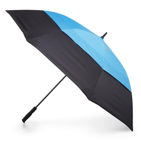 Totes Premium Golf Size Spectator Umbrella with Tipless Ends - 9730 (Black/Blue, BBU)