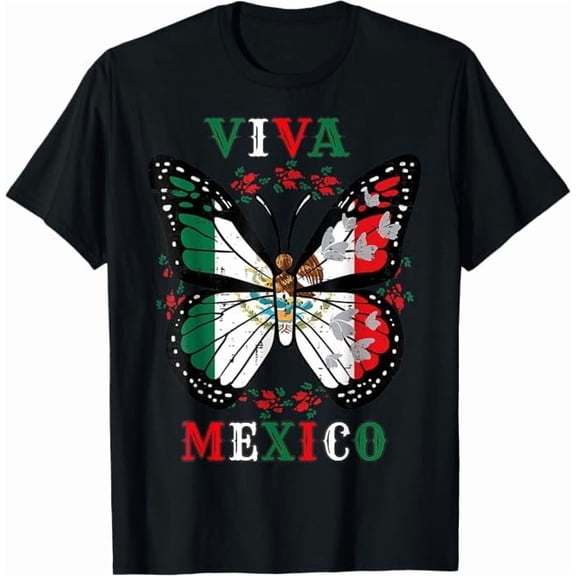 Greenink Viva Mexican Flag 16th September Mexico Independence Day T-Shirt Mexican Pride Shirt Unisex Men Women Tees