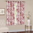 thumbnail image 2 of Collections Etc Tranquil Trees Insulated Curtain Panel Burgundy 50" x 63", 2 of 2