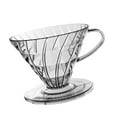 thumbnail image 6 of Coffee Dripper Cone Shape Drip Coffee Funnel Plastic V Shape Brewing Coffee Filter Cup V01 V02 For Pour Over Barista 60 Degree, 6 of 6