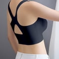 thumbnail image 4 of iHPH7 Women's Sports Bras T-shirt Bra Yoga Workout Top Criss Cross Back Comfortable Bras for Women Seamless Bras for Women Full Coverage No Underwire Black L, 4 of 6