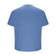 thumbnail image 5 of DPTALR George Men's Breathable V-Neck Tee Soft Lightweight Summer Essential,Blue,Big and Tall Men S, 5 of 6