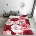 thumbnail image 5 of Sikiie Rose Ultra-Soft Micro flannel Blanket Luxury All Seasons Warm Blanket for Bedding Sofa and Travel (4 sizes)-40"x30", 5 of 7