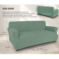 thumbnail image 4 of Jinamart Housse Extensible Élastique pour Canapé 4 Places, 1 Pce (Sauge, TG), 4 of 7