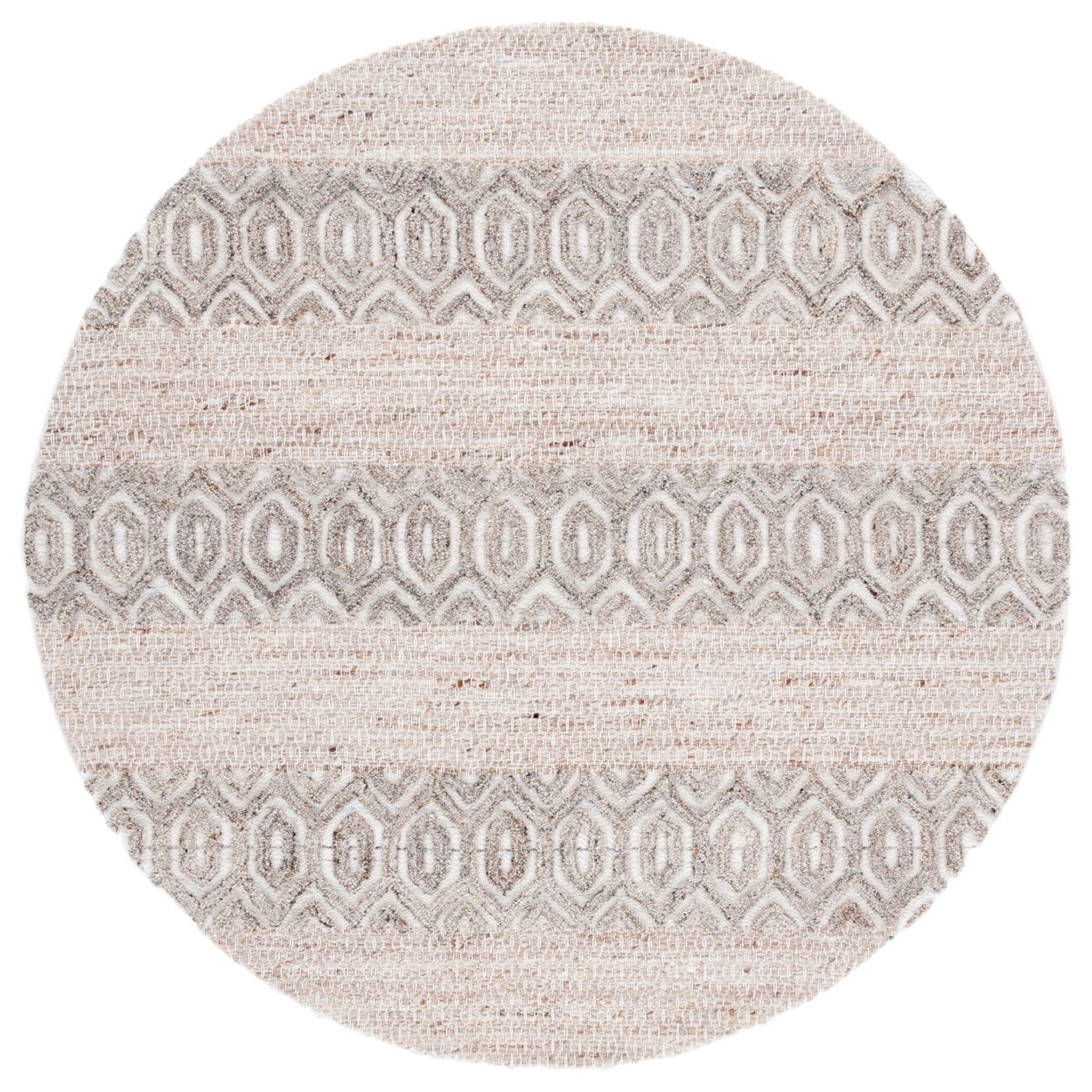 SAFAVIEH Natura Ernesto Geometric Area Rug, Beige/Ivory, 4' x 6'