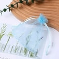 thumbnail image 4 of Visland 100 Pcs Organza Bags Large Capacity Vibrant Color Multipurpose Party Favor Mesh Bags Drawstring Jewelry Gift Bags, 4 of 8