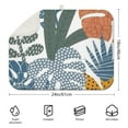 thumbnail image 2 of Soft microfiber boho dish drying mat 18x24 Inch with artistic floral prints, designed for effective moisture absorption, 2 of 5