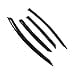 thumbnail image 3 of Car Window Rain Guard | Outside Mount Visors Auto Side Window Deflectors | Windows Visor Rain Shields Compatible with 2013-2016 Ford Fusion | 4 Pcs Set, WD2-797, Dark Smoke, 3 of 4