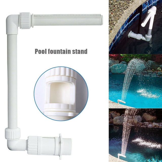 Lefu Fontaine de Piscine en Forme de Poisson Nageur Ajustable Décoration de Piscines