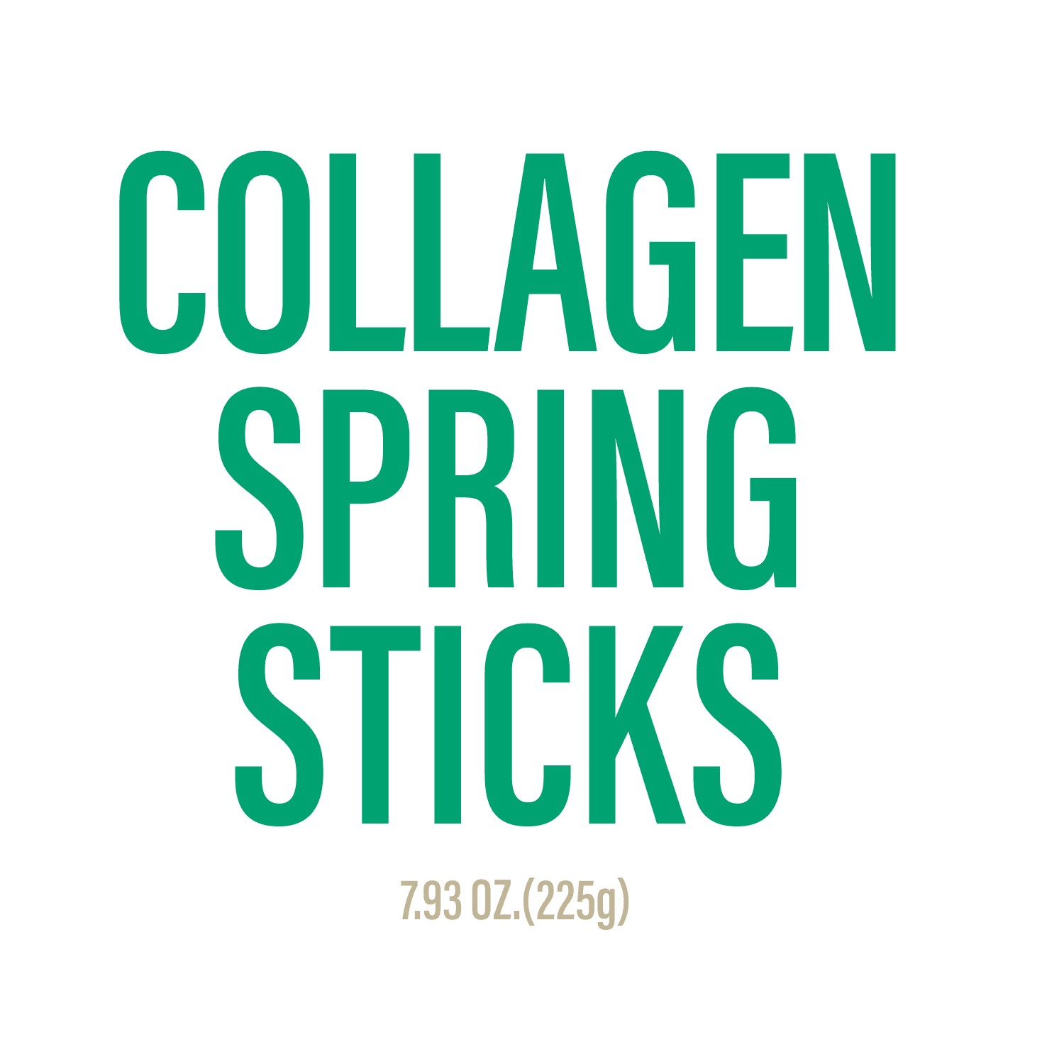 Chewer's Joy Collagen Spring Sticks 5–6" (15CT) Natural Dog Treats High Protein Long-Lasting Chews