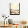 thumbnail image 3 of ONETECH Neutral Landscape Artwork Modern Dandelion Wall Art Ocean Landscape Picture Small Seashell Artwork Neutral Beach Painting Pampas Grass Canvas Wall Art for Living Room12x16in, 3 of 4