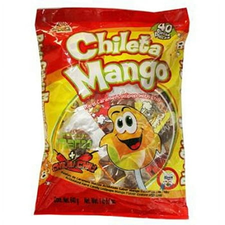 El Azteca Chileta Mango - Bag 1 Ct Each ( 40 In A Pack )