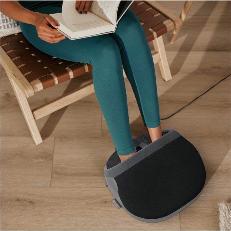 homedics vibration foot massager with heat walmart Homedics Vibration Foot Massager with Heat, Soothing Relief, FMV-400HJ-BK main image 1