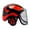 Black/Neon Red, variant on Protos Integral ARBORIST Helmet - Black