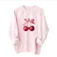 thumbnail image 5 of RKSTN Sweat-Shirt pour Femmes Chandail en Molleton Mignon à Manches Longues Col Rond Pull-Over, Tenues d'Automne, 5 of 5