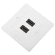 thumbnail image 3 of Placa de pared HDMI dual universal para uso en hoteles, hogares y oficinas: compatible con el estándar de EE. UU., 3 of 8