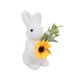 thumbnail image 2 of Adorno de conejo de Pascua, escultura de conejo artificial de pie con musgo verde, decoración de jardín, regalos de fiesta, decoración de mesa y hogar, adornos de conejo de PVC., 2 of 8