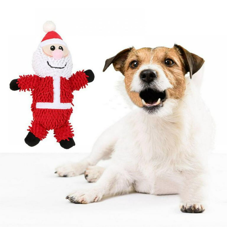 lilfrd Christmas Dog Toys, Dog, Xmas Christmas Tree, Santa Claus Dog Toys  Hide and Seek Puzzle Squeaky Plush Rope Chew Fetch Brain Stimulating Toy