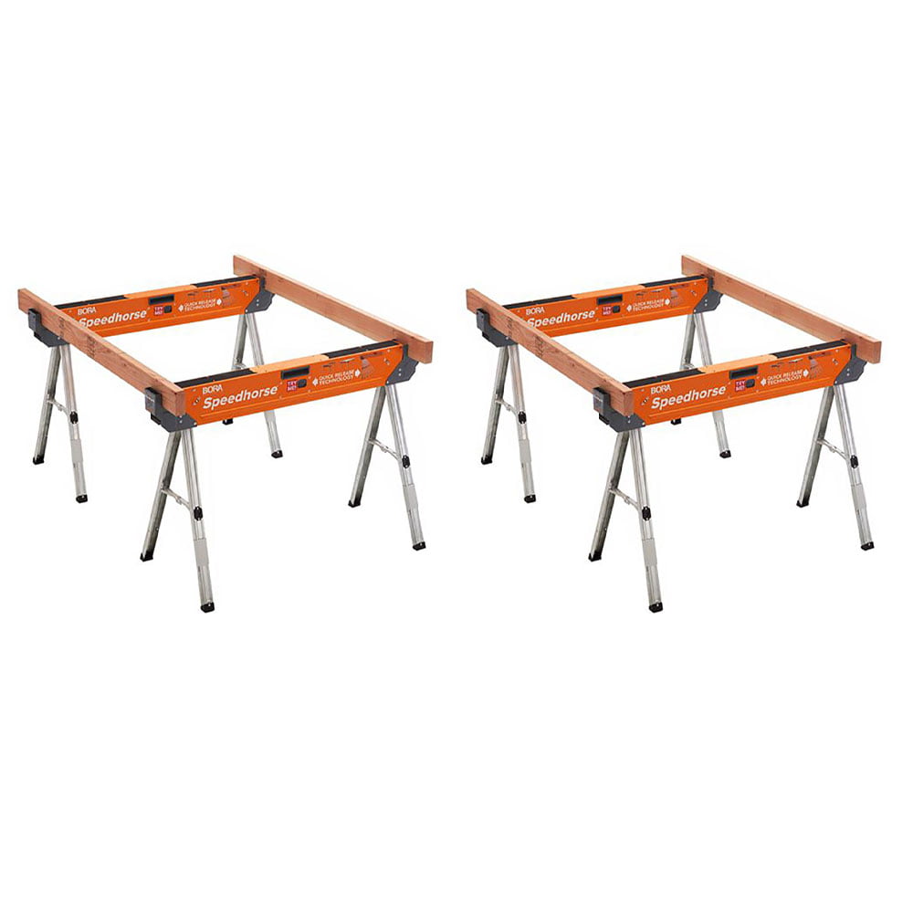Bora Portamate Speedhorse PM-4500 Sawhorse Tool Stand with Folding Legs for sale online 