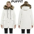 thumbnail image 2 of PUFFIT Winter Parka Jackets for Women,Thickened Ladies Puffer Jacket with Faux Fur Lining, Water Repellent,Warm, Hooded Womens Winter Coats for Cold Weather, 2 of 7