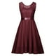 thumbnail image 1 of Mujeres Sexy cremallera encaje fuera del hombro sin mangas cuello redondo vestido princesa Mini vestido Fridja  hj2902, 1 of 6