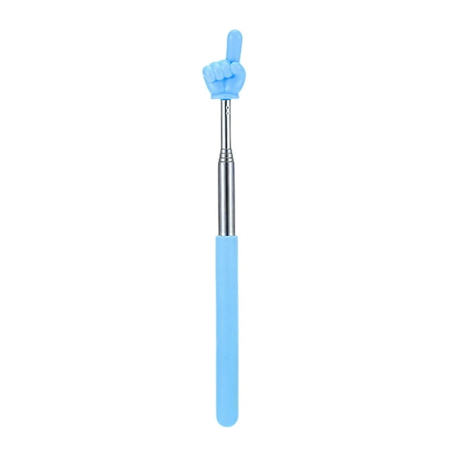 Retractable Teacher Pointer for Classroom Reading - Extendable Finger Pointer Stick for Kids, Telescoping Hand Pointer for School, Kindergarten, and Teaching Supplies