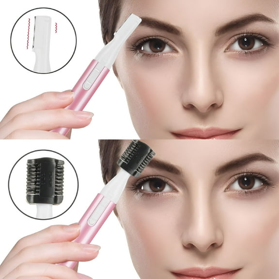 FACEGA Eyebrow Razor,Electric Eyebrow Trimmer for Women Hair Trimmer Shaver Facial Hair Remover with Comb