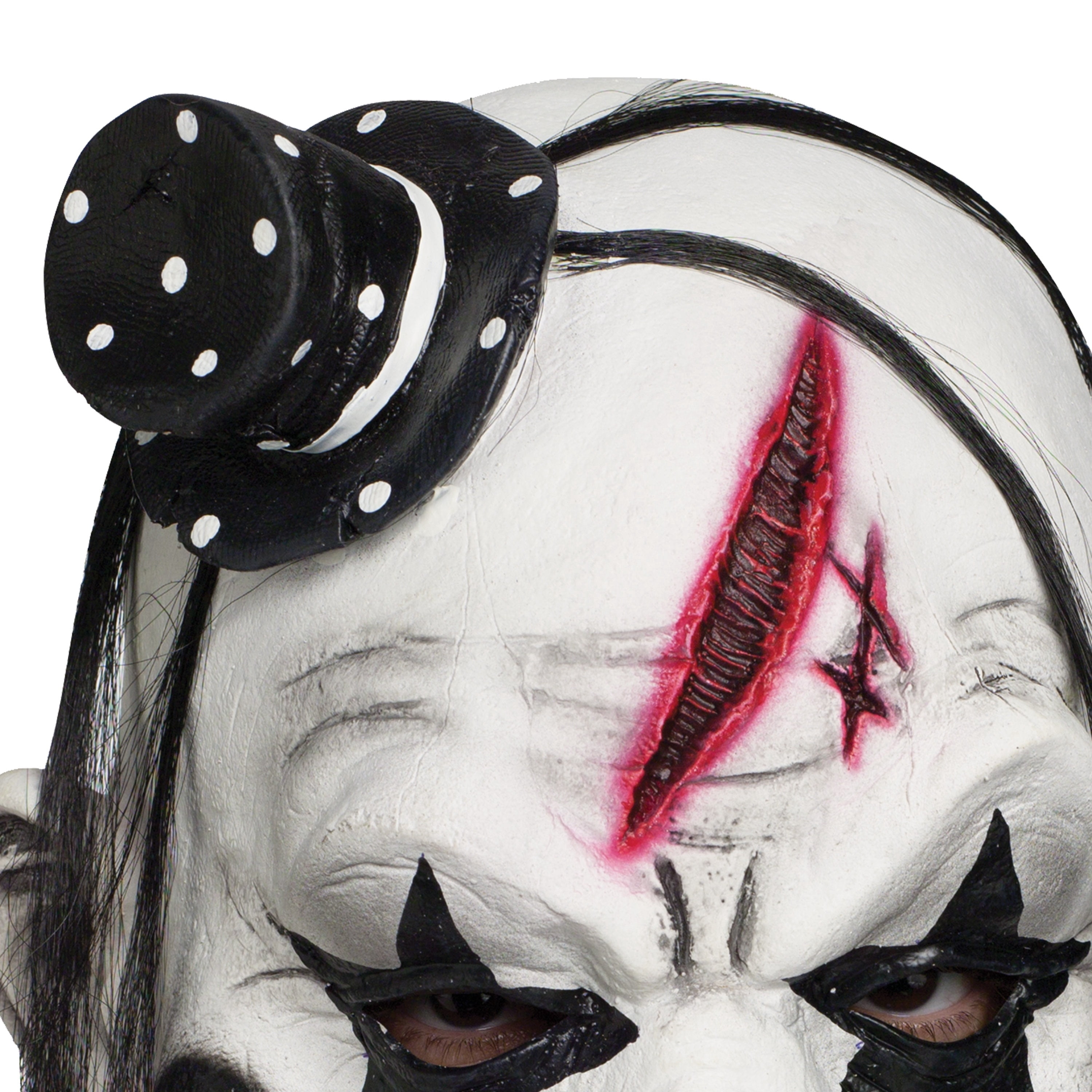 Horror Clown Mask Costume Accessory for Adults, Multicolor, Halloween by Way To Celebrate