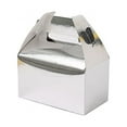 thumbnail image 4 of Balsa Circle 25 Silver Tote Gift Boxes Party Treats Favor Holders Wedding Events Reception Decorations Supplies, 4 of 8