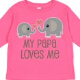 thumbnail image 4 of Inktastic My Papa Loves Me Grandchild Boys or Girls Long Sleeve Toddler T-Shirt, 4 of 5