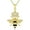 Queen Bee Necklace 2, variant on DOLIOX Bee Necklace Queen Bee Pendant Honeycomb 925 Sterling Silver Crown Jewelry Gifts for Women