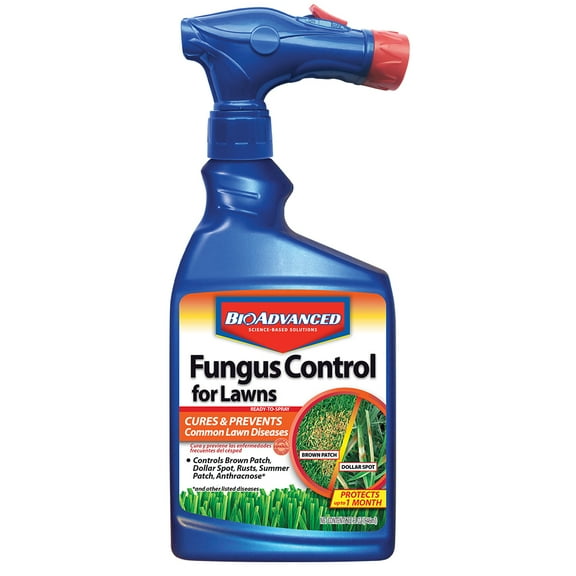 BioAdvanced 701270Q Fungus Control for Lawns, Ready-to-Spray, 32 Ounces
