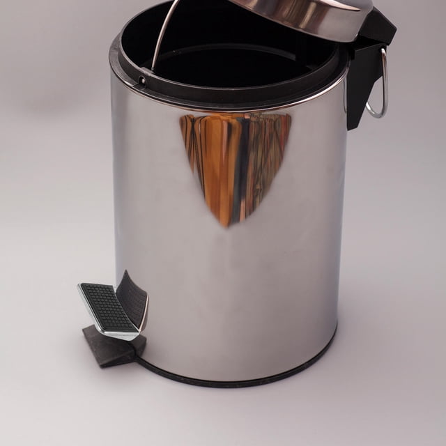 Moluckfu 6Ud Pedal Plástico Para De Basura Uso Doméstico Repuesto Fácil Negro