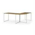 thumbnail image 4 of Jacelyn Desk Natural/White  71L x 63W x 30H L-Shaped Curved Corner, 4 of 10