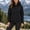 Black, variant on Women's Hooded Softshell Jacket, Full Zip Drawstring Windproof Outerwear with Multi Zipper Pockets for Outdoor Hiking Camping Black S