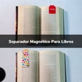 thumbnail image 2 of Separadores Magnéticos para Libros - Set de 5 Marcapáginas Creativos y Resistentes con Imán de Alta Adherencia - Diseño Innovador y Fabricado en México., 2 of 6