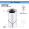 thumbnail image 4 of Portable Electric Dog Paw Cleaner, Electric Paw Washer, Automatic Rotary Dog Muddy Paw Washer-, 4 of 6