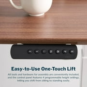 Vari Essential Electric Standing Desk Ergonomic Sit-to-Stand Home & Office Computer Desk, 48 x 24 Hazel Wood