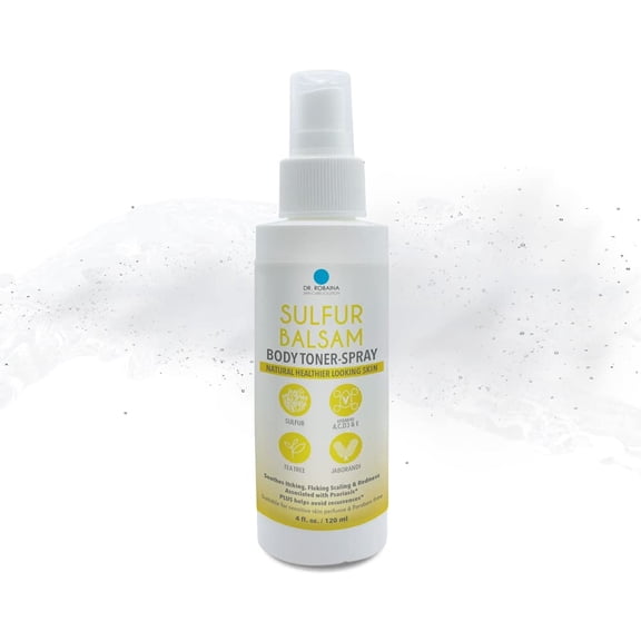 Sulfur Balsam Body Toner-Spray Natural Healthier Looking Skin Dr Robaina