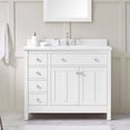 thumbnail image 2 of Miseno MVNC42-WH New Chateau 42" Free Standing Single Vanity Set - White, 2 of 7