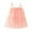 Pink, variant on Toddler Girls Sleeveless Star Moon Paillette Dress Dance Party Dresses Clothes 4t