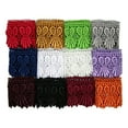 thumbnail image 2 of Altotux 1.75" 13 Colors Embroidered Floral Venice Lace Trim Guipure By 2 Yards (Eggplant), 2 of 2